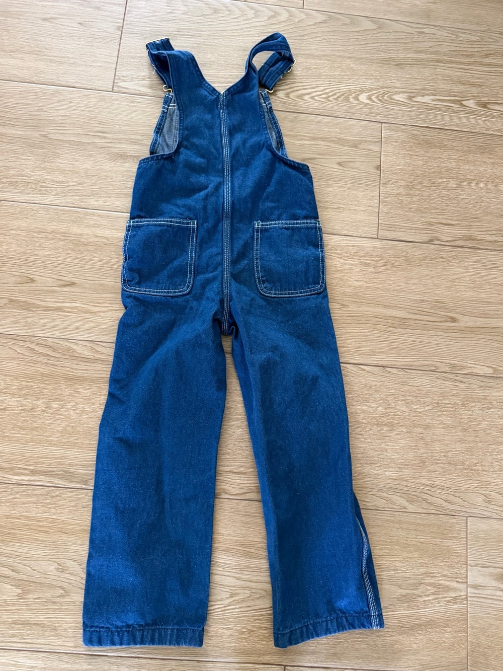 Kids Liberty Blue Denim Overalls - Picture 3 of 3